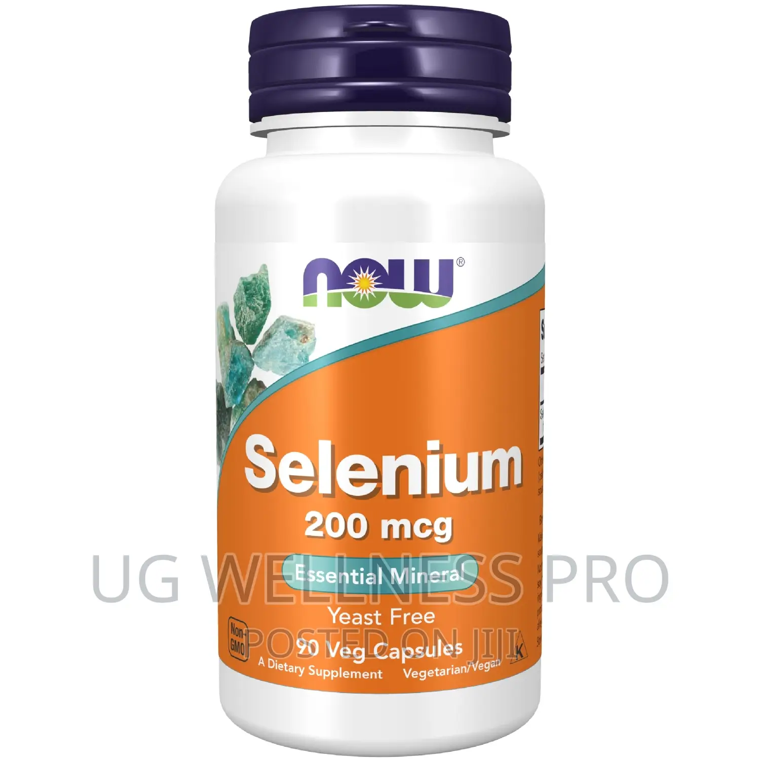 NOW Supplements, Selenium 200mcg 90 Veg Caps for Anti-Aging