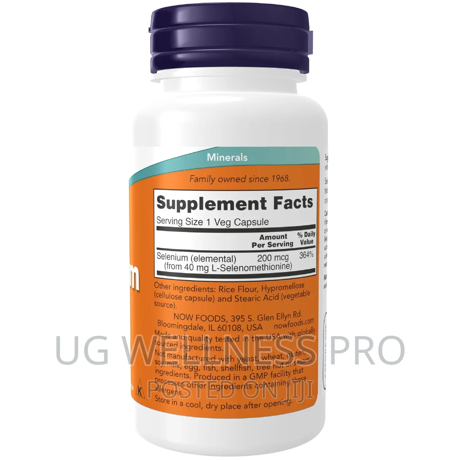 NOW Supplements, Selenium 200mcg 90 Veg Caps for Anti-Aging