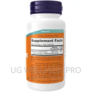 NOW Supplements, Selenium 200mcg 90 Veg Caps for Anti-Aging