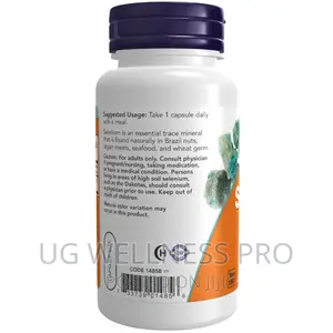 NOW Supplements, Selenium 200mcg 90 Veg Caps for Anti-Aging