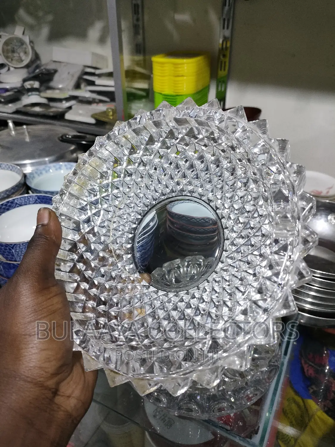 UK Used Glass Ash Trays Each