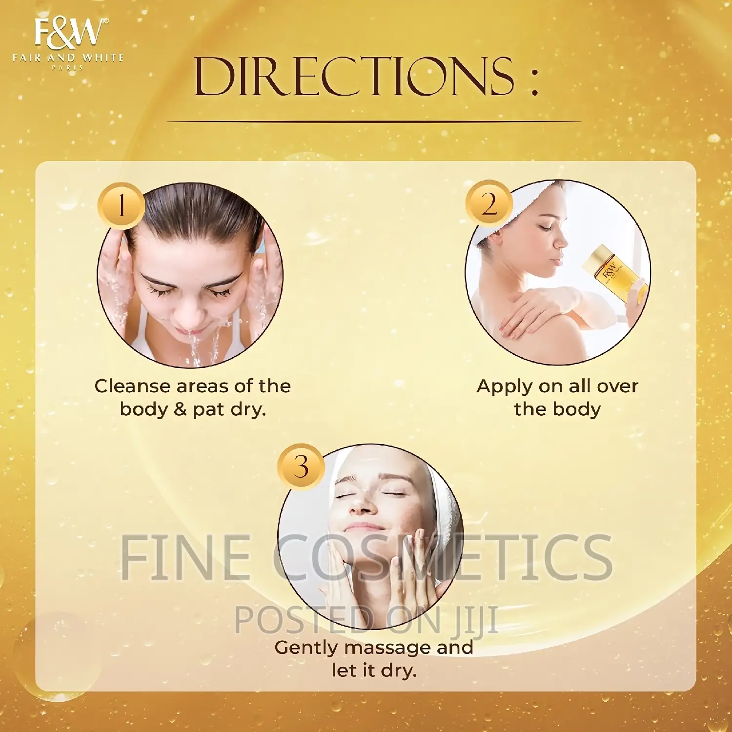 Fair and White 2 Gold Revtalizing and Brightening Argan Oil