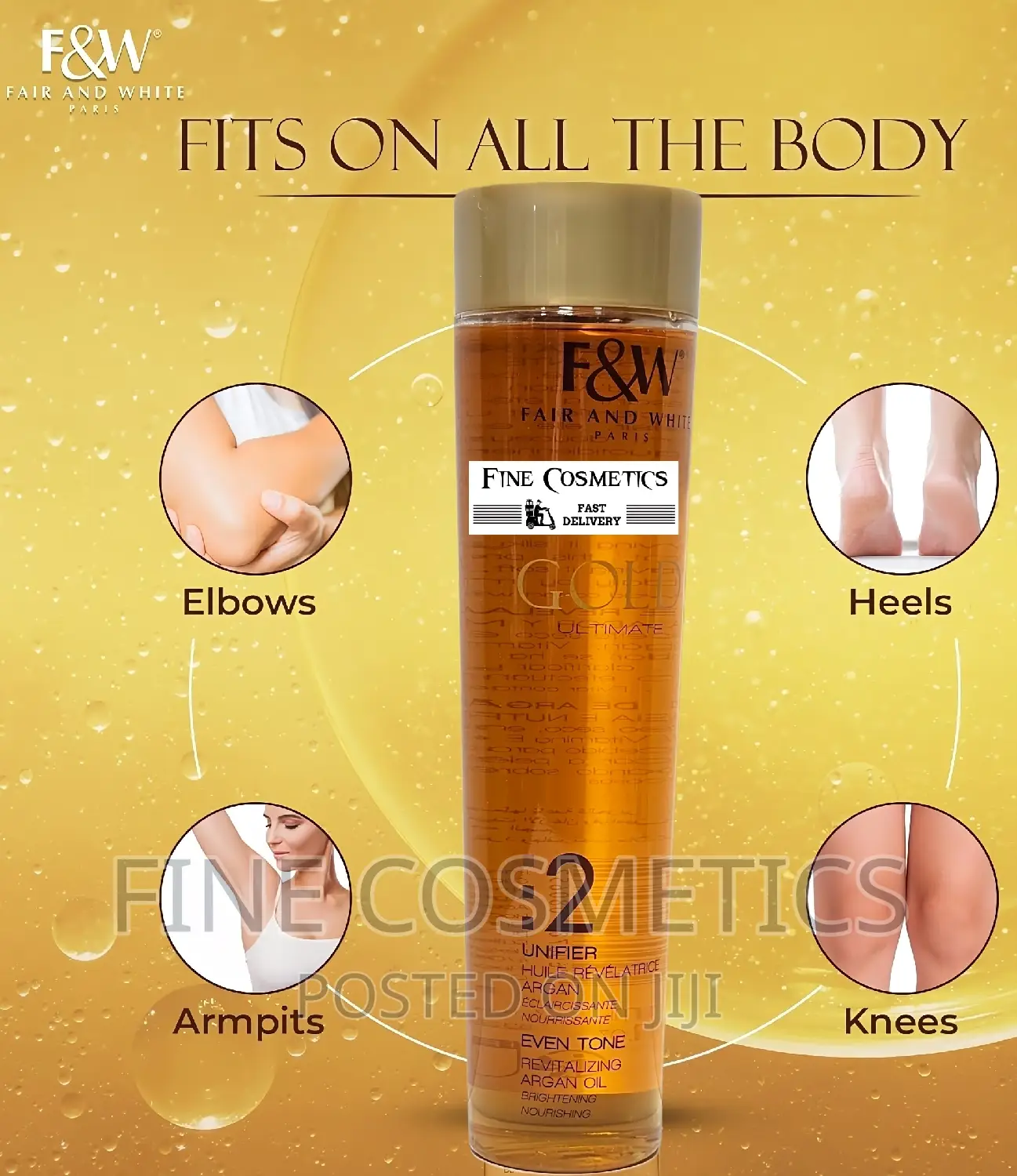 Fair and White 2 Gold Revtalizing and Brightening Argan Oil