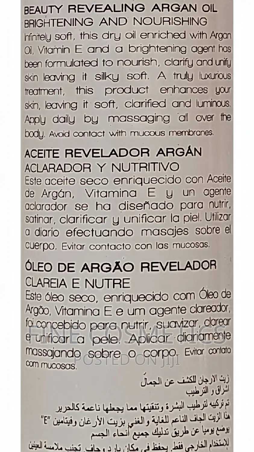 Fair and White 2 Gold Revtalizing and Brightening Argan Oil