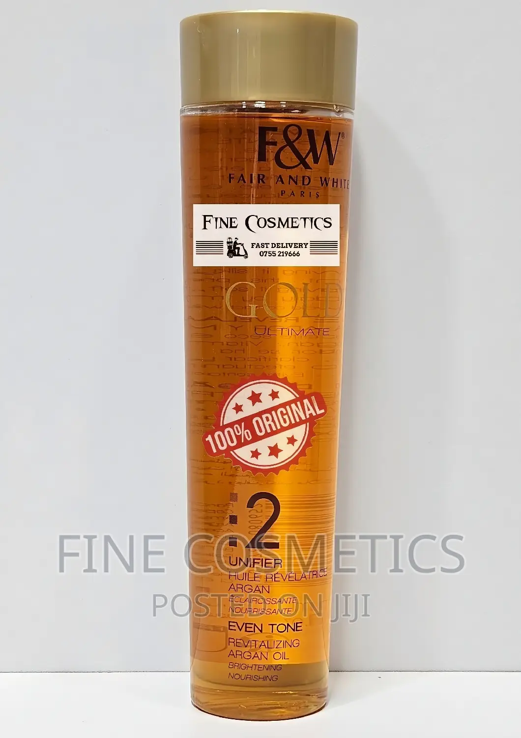 Fair and White 2 Gold Revtalizing and Brightening Argan Oil
