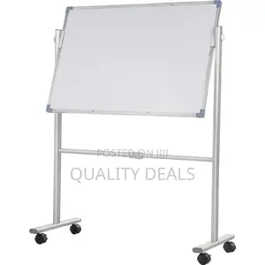 90x120 White Board , Stand, Markers and Eraser