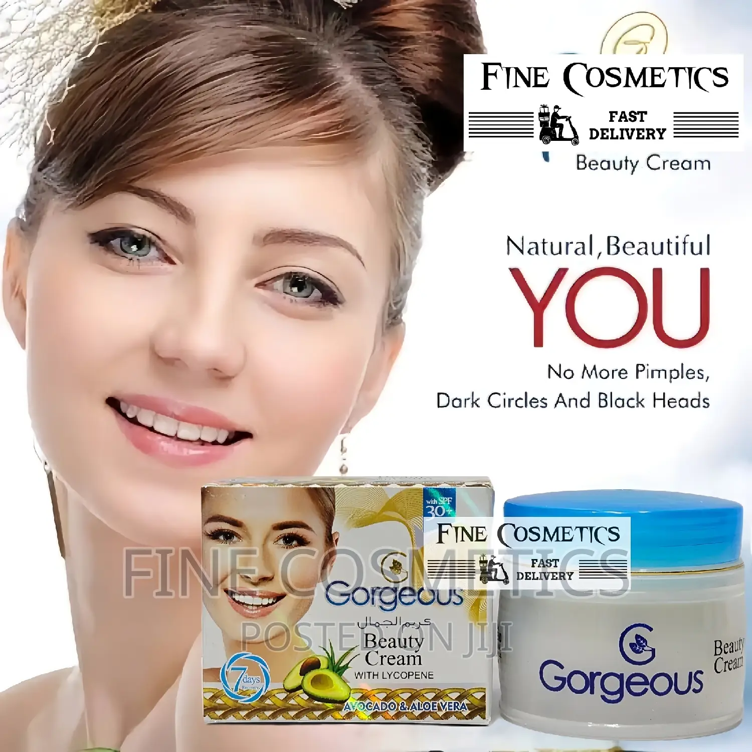 Gorgeous Beauty Cream for Spots and Dark Circles Under Eyes