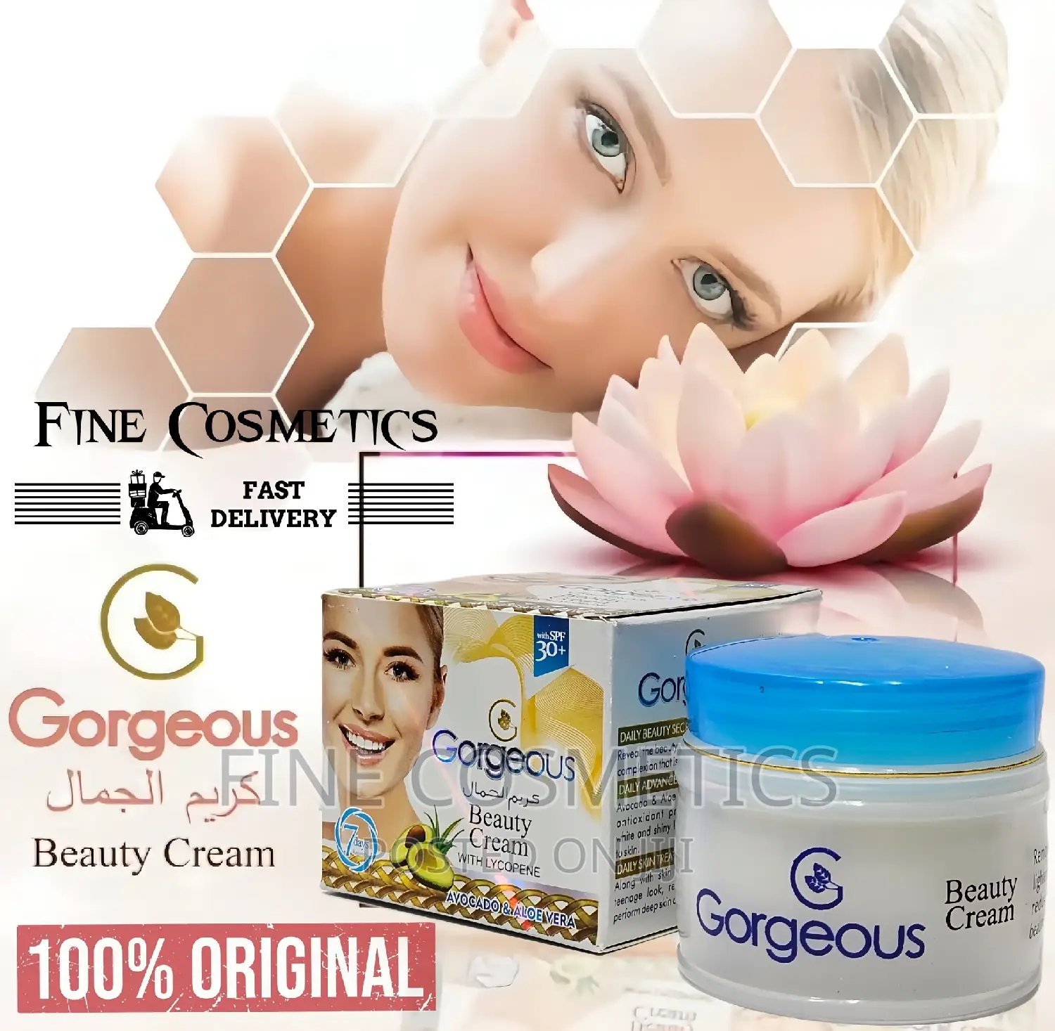 Gorgeous Beauty Cream for Spots and Dark Circles Under Eyes
