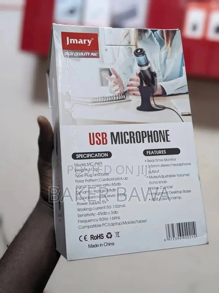 Jmary USB Microphone MC Pw9 Wireless