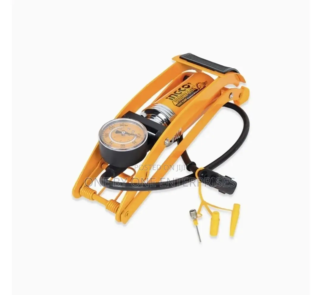 Ingco Foot Hand Pump Tire Inflator 120p