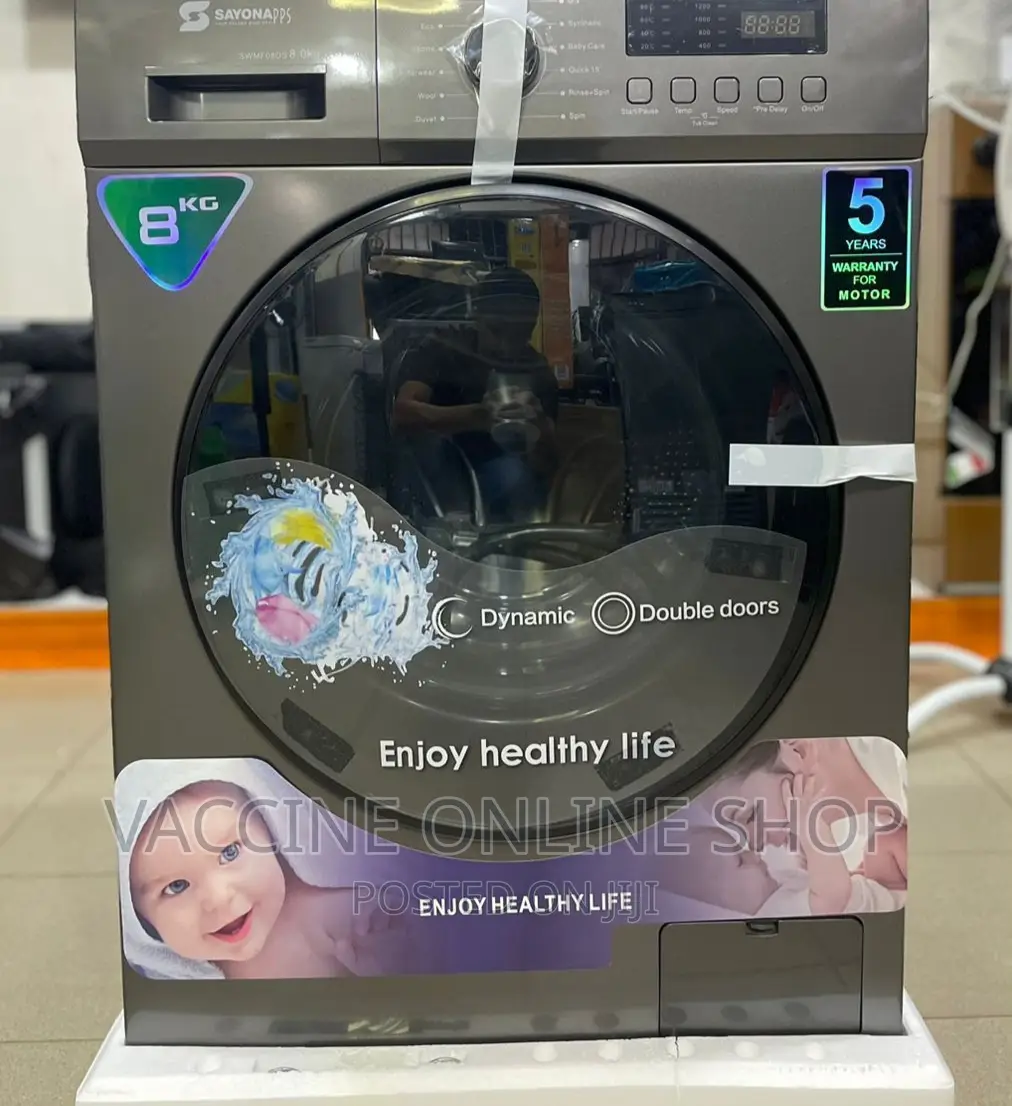 Sayona 8kg Front Loader Washing Machine/Machine 8kg (F3-408)