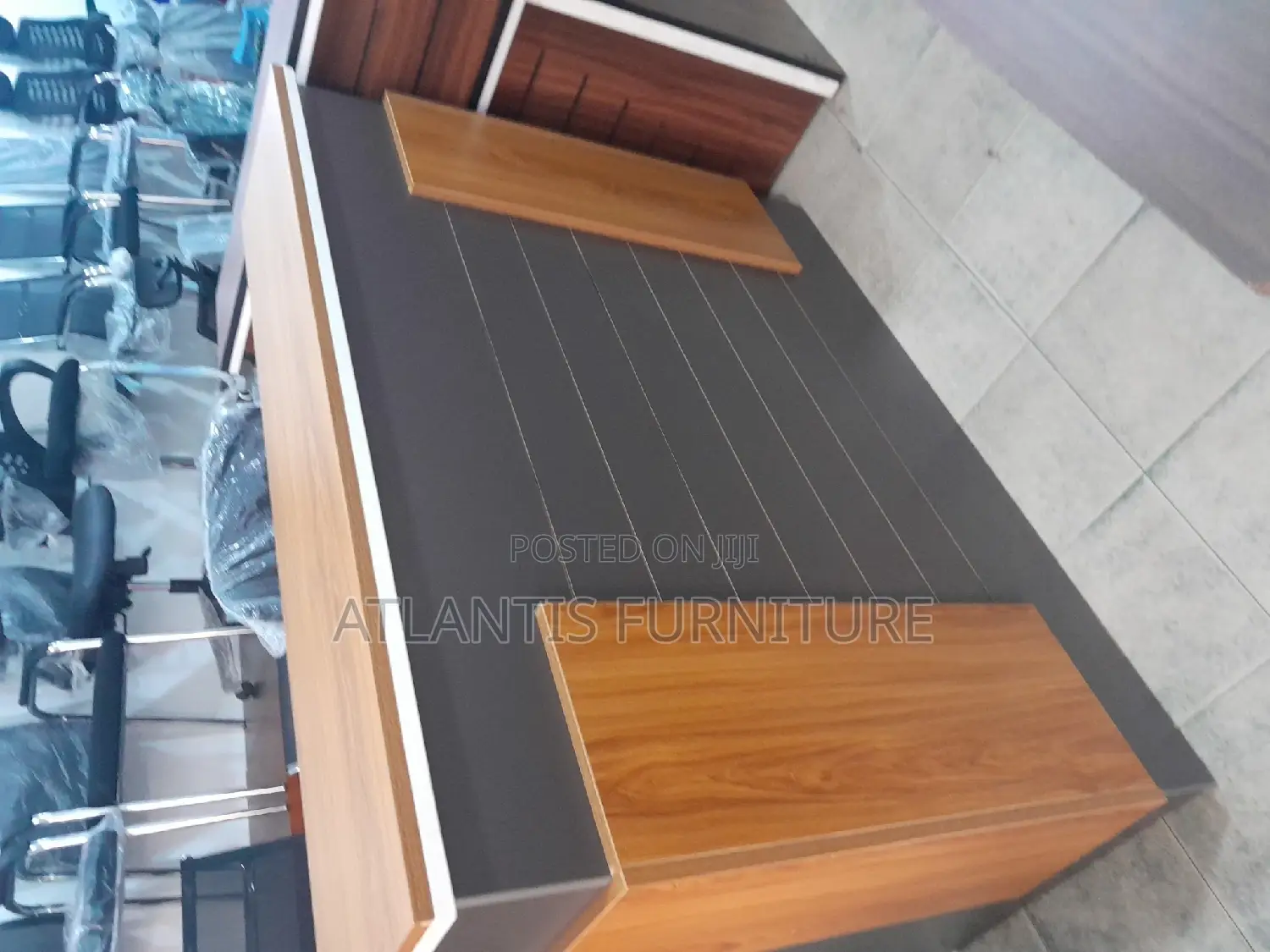 Storage Space Reception Desk