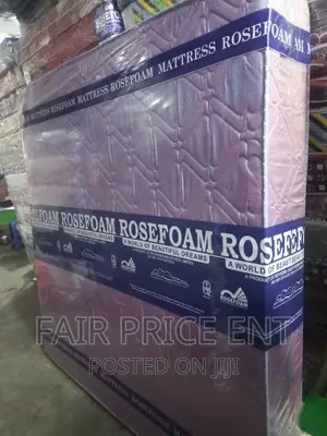 Rosefoam Premium High Density Mattress.6x6x8inches.( Pink)