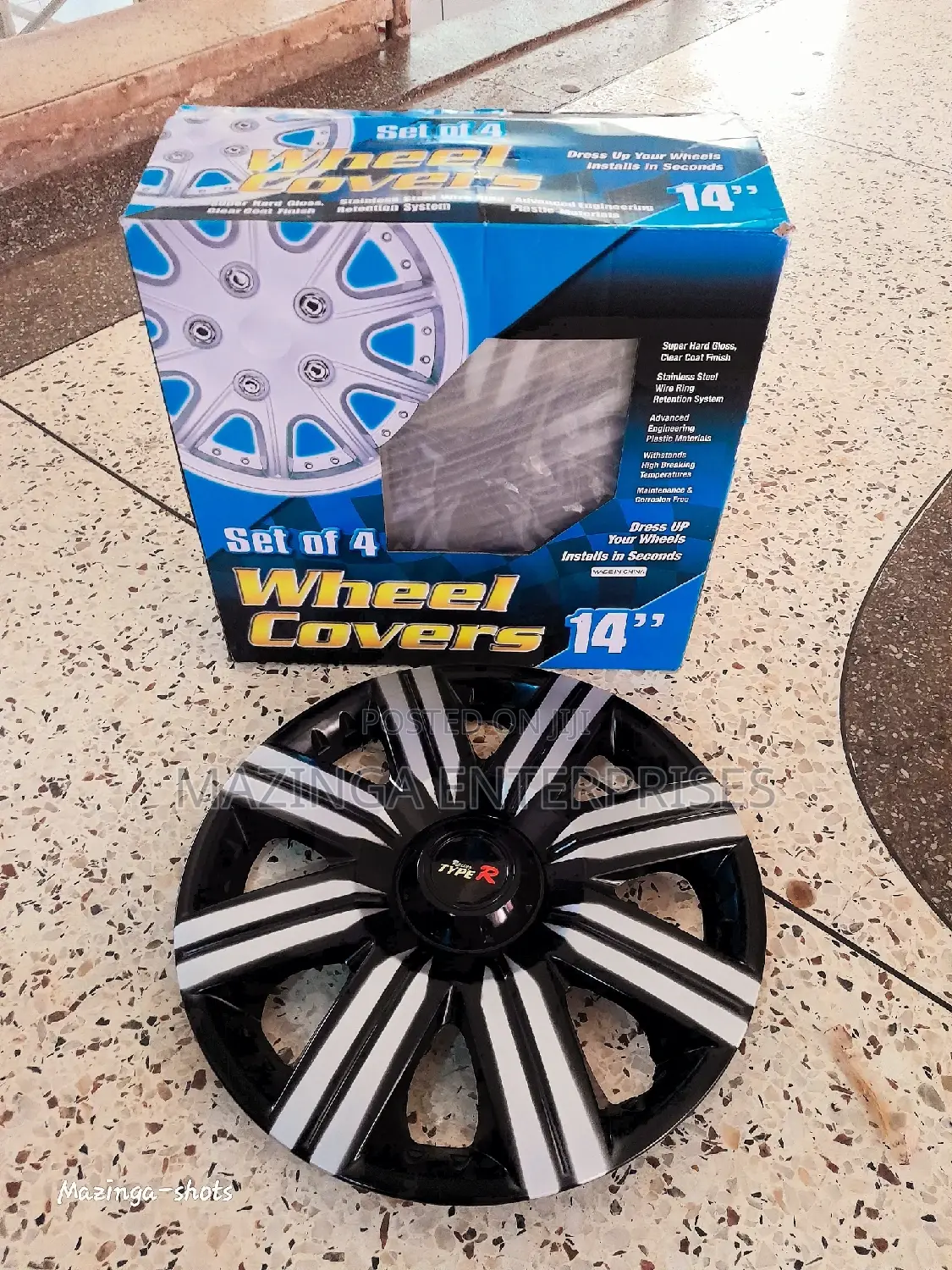 Set of 4 Wheel Covers 14"