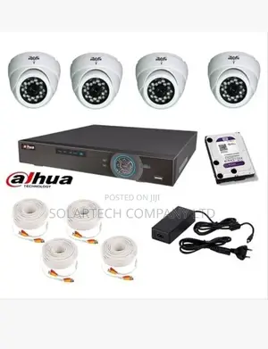 4 Channel CCTV Camera Kit