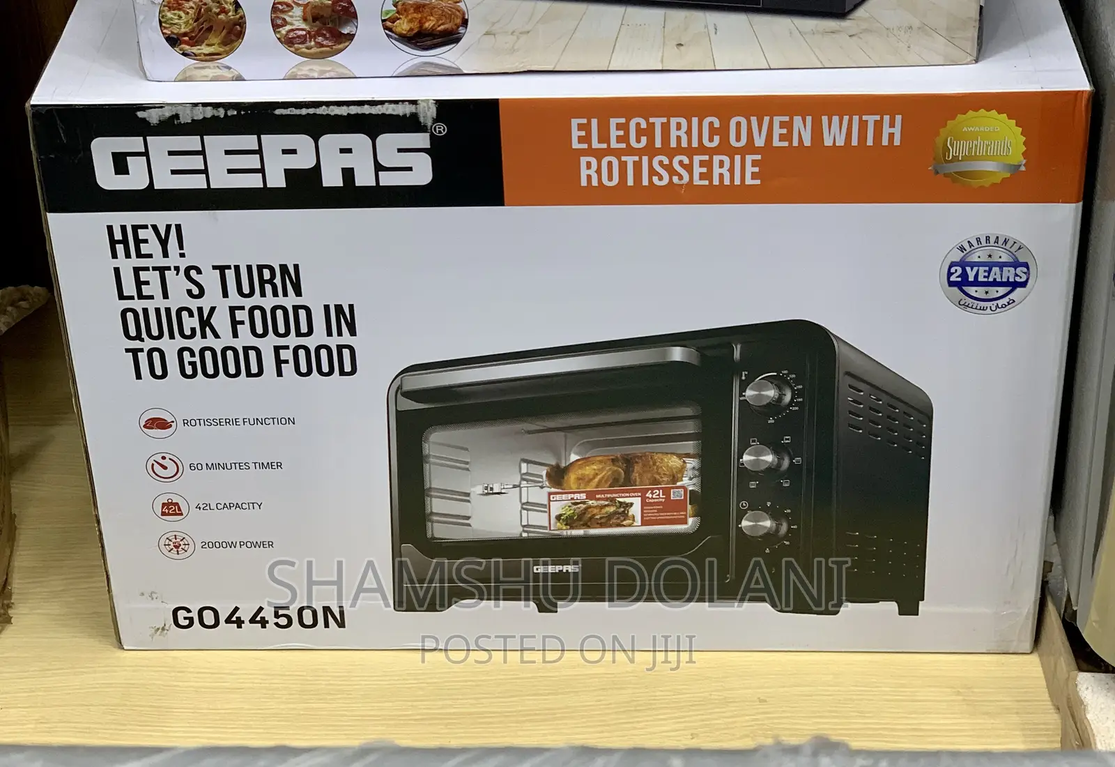 Electric Oven With Rotisserie
