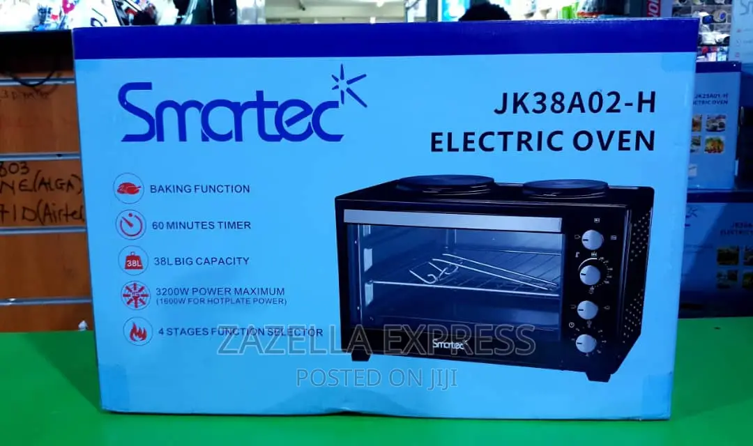 Smartec 38L Microwave Oven With Two Hot Plates