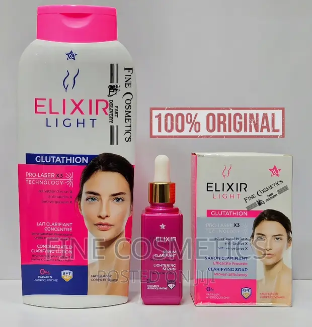 ELIXIR LIGHT |New Advanced GLUTATHIONE Skin Balancing Series for sale -  FINE COSMETICS  Price: USh 25,000 on Jiji.ug [Central Division]