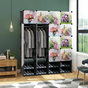 4 Door Plastic Wardrobe