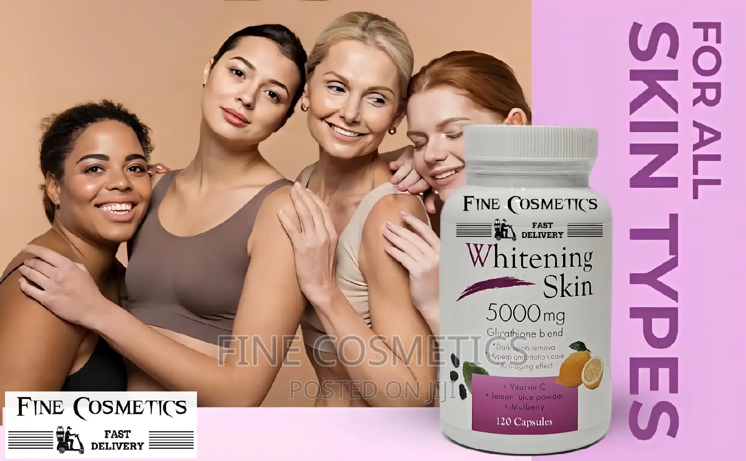 WHOLESALE ONLY, Skin Whitening Pills Wiz Glutathione.120caps