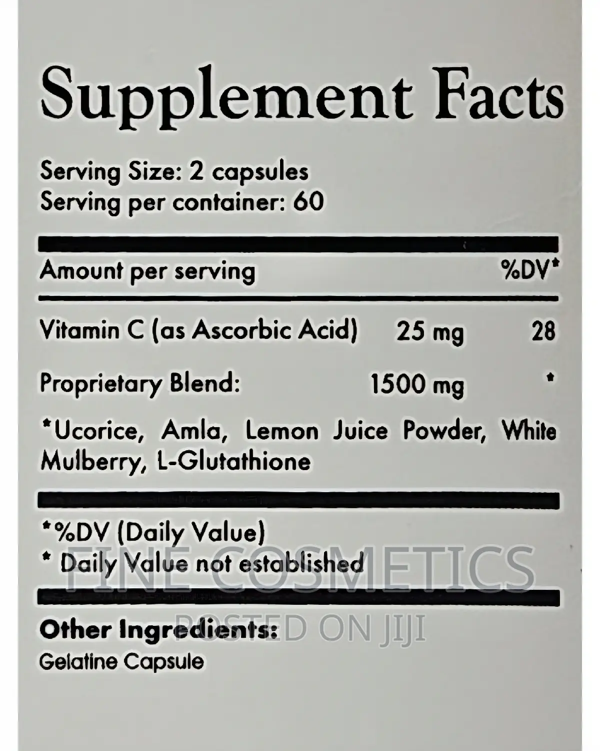 WHOLESALE ONLY, Skin Whitening Pills Wiz Glutathione.120caps