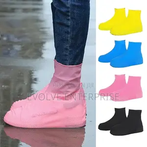 1 Pair Waterproof Non-slip Silicone Shoes Rain Boots