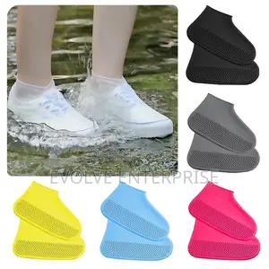 1 Pair Waterproof Non-slip Silicone Shoes Rain Boots