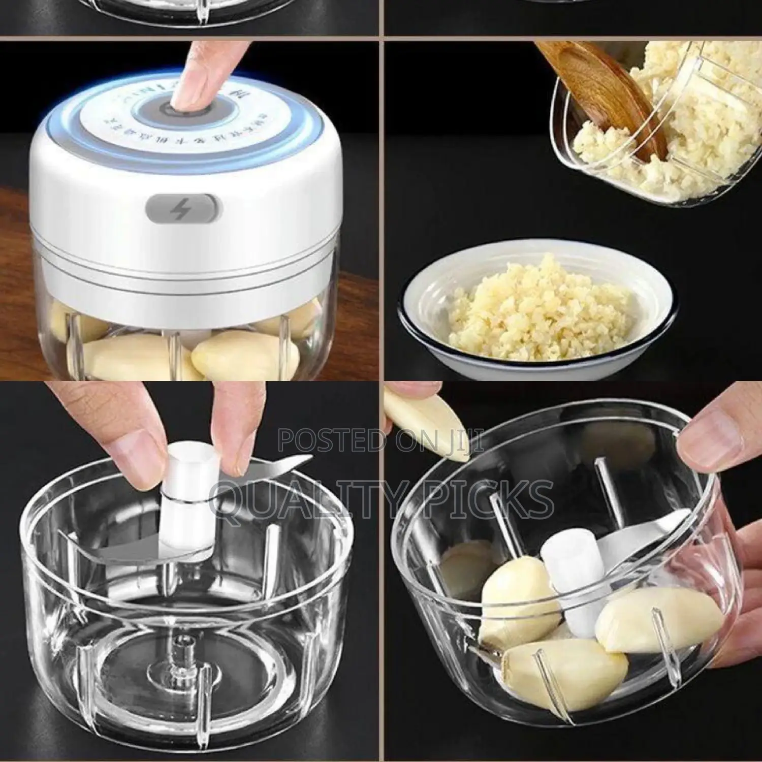 Electric Automatic Garlic Press