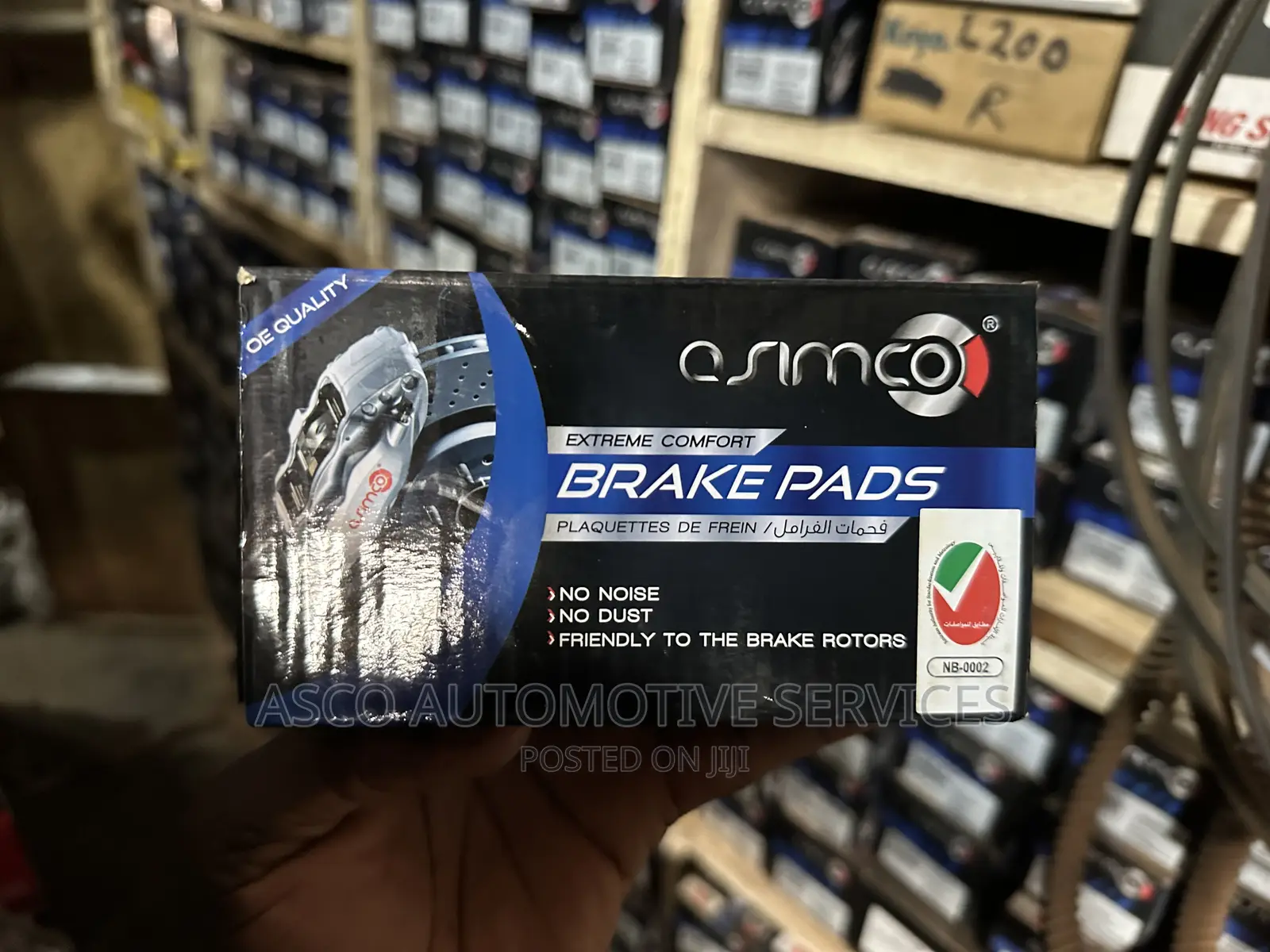 Rear Brake Pads Harrier 2014~. Genuine Asimco Brand
