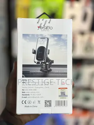 Yesido Car Phone Holder With Wireless Charging