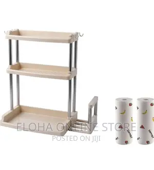 3 Tier Plastic Spice Rack Organizer