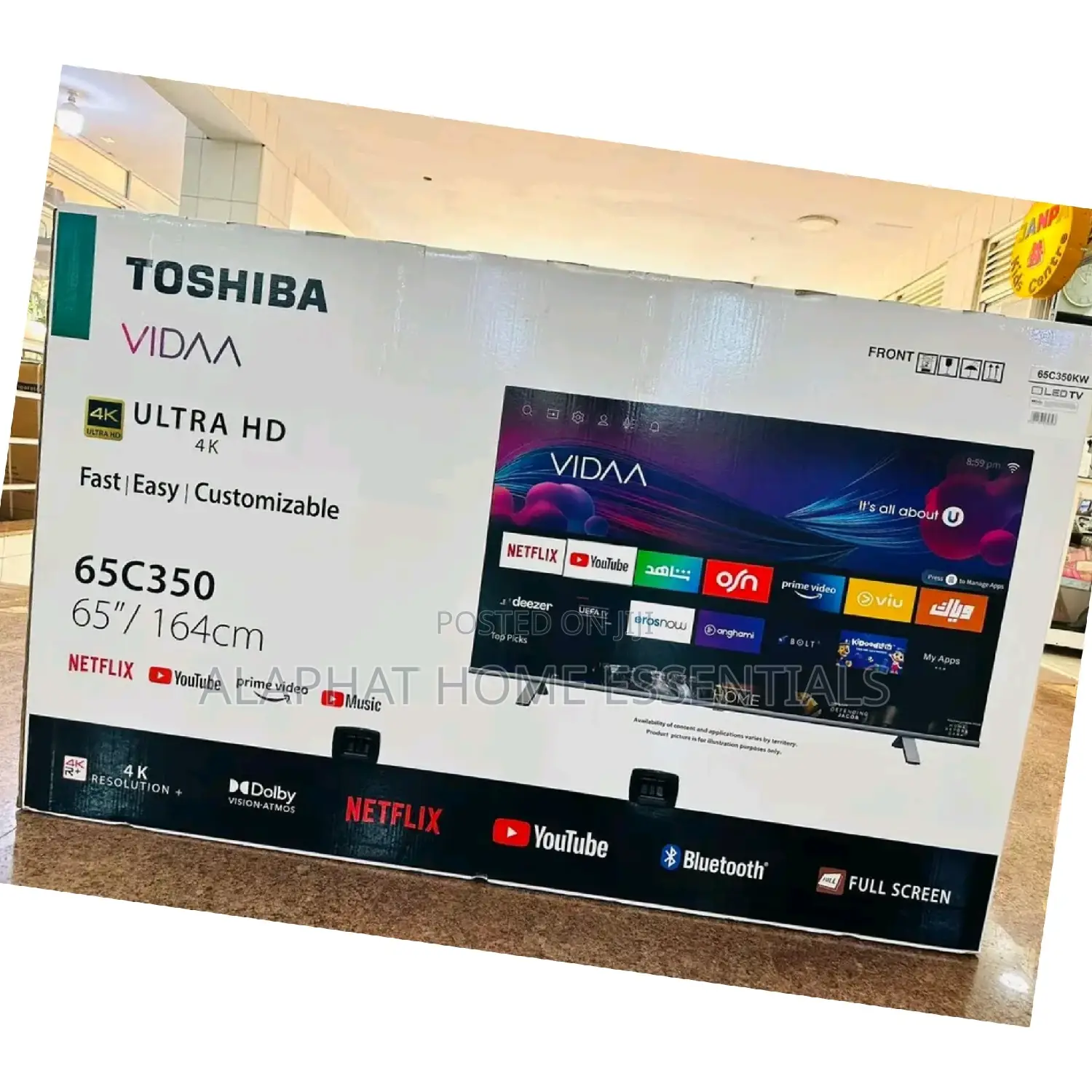 Toshiba 65inches Smart Tv