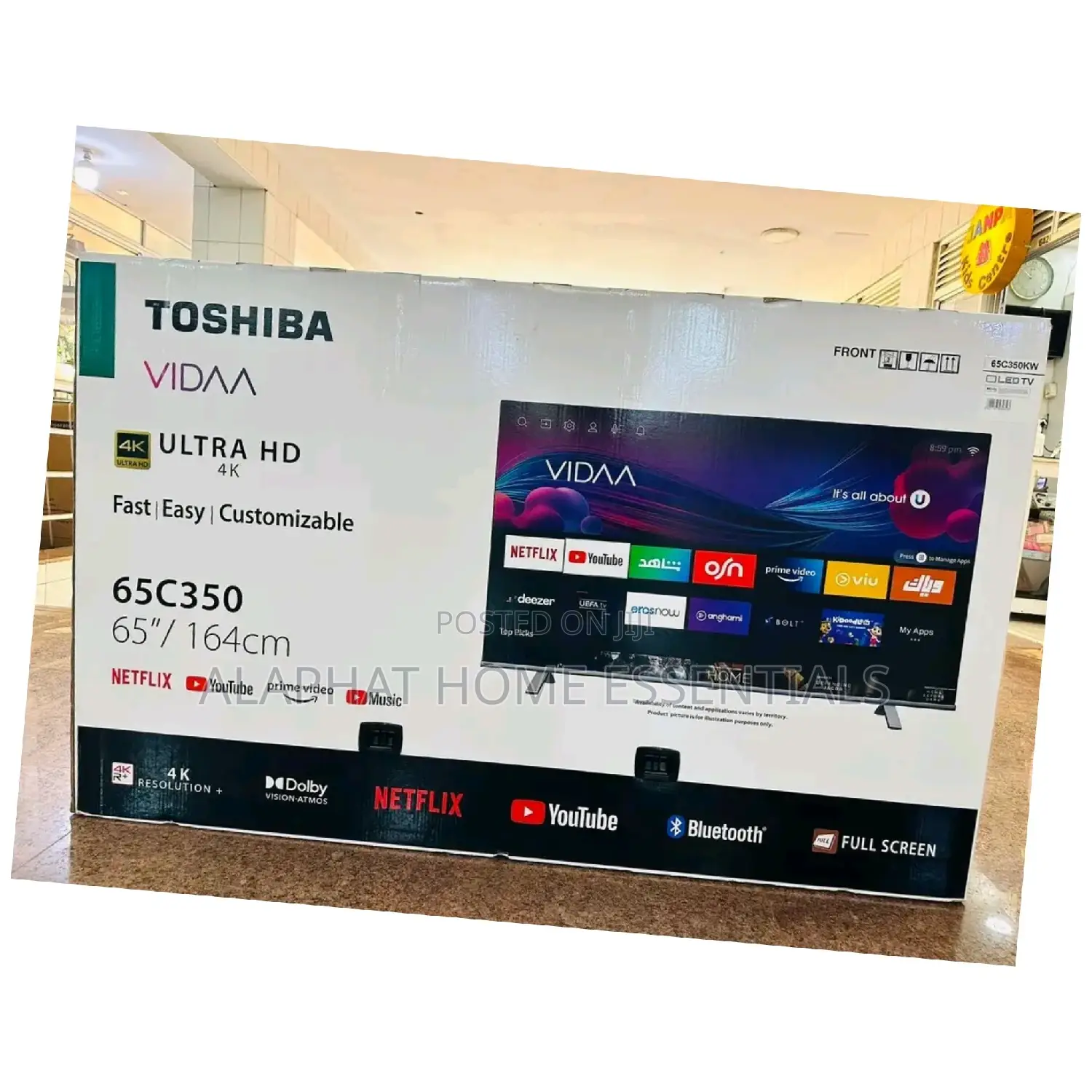 Toshiba 65inches Smart Tv