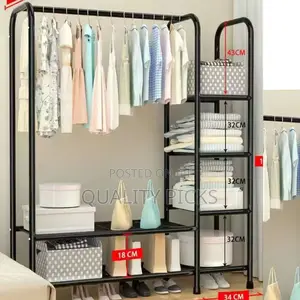 Stainless Clothes Rack Organizer