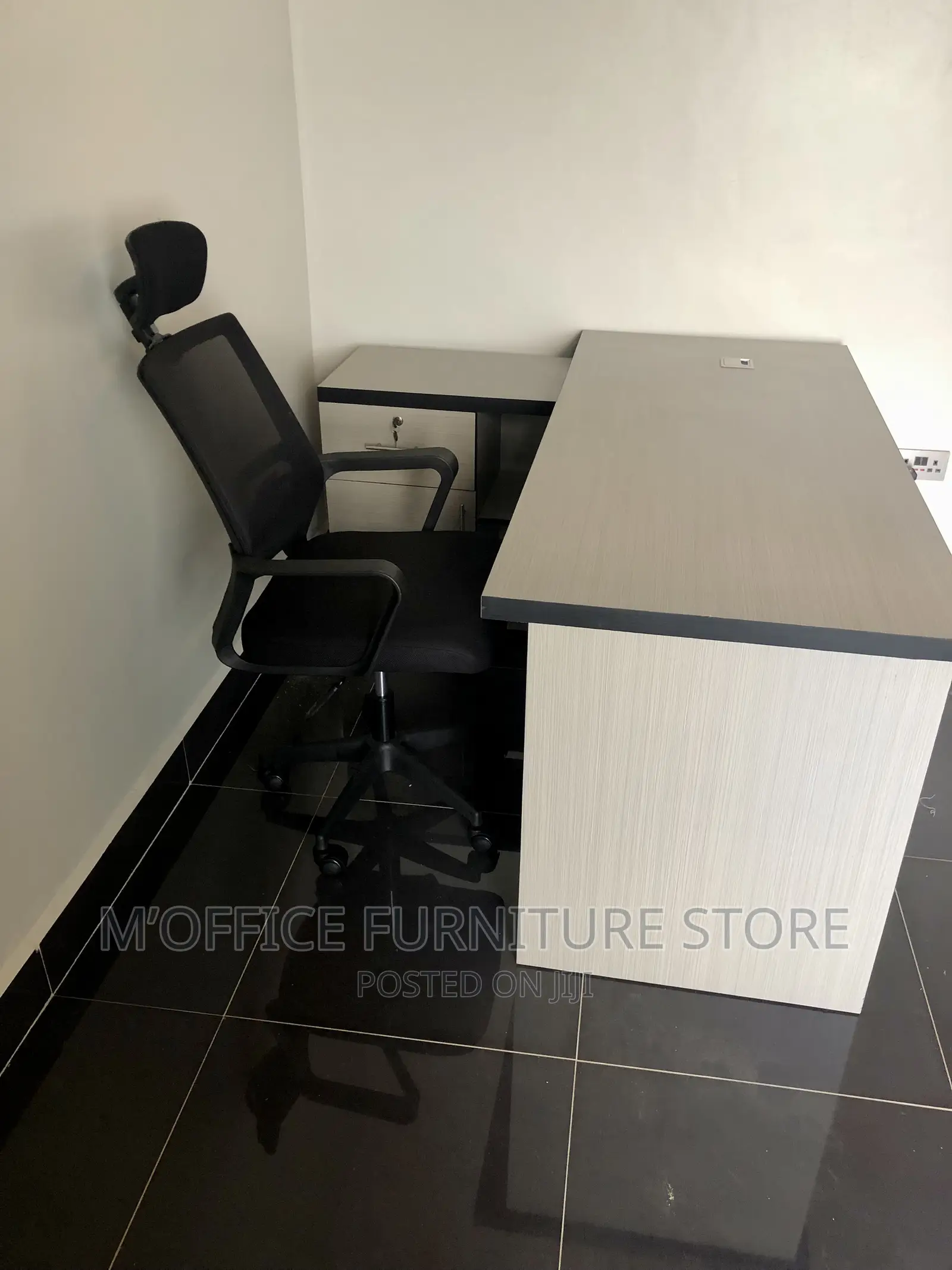 Office Set( Headrest Chair and Table 160cm)