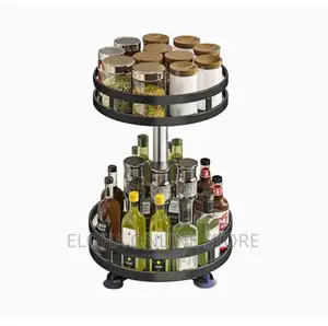 360° Rotation Multifunctional Spice Rack 2 Layers