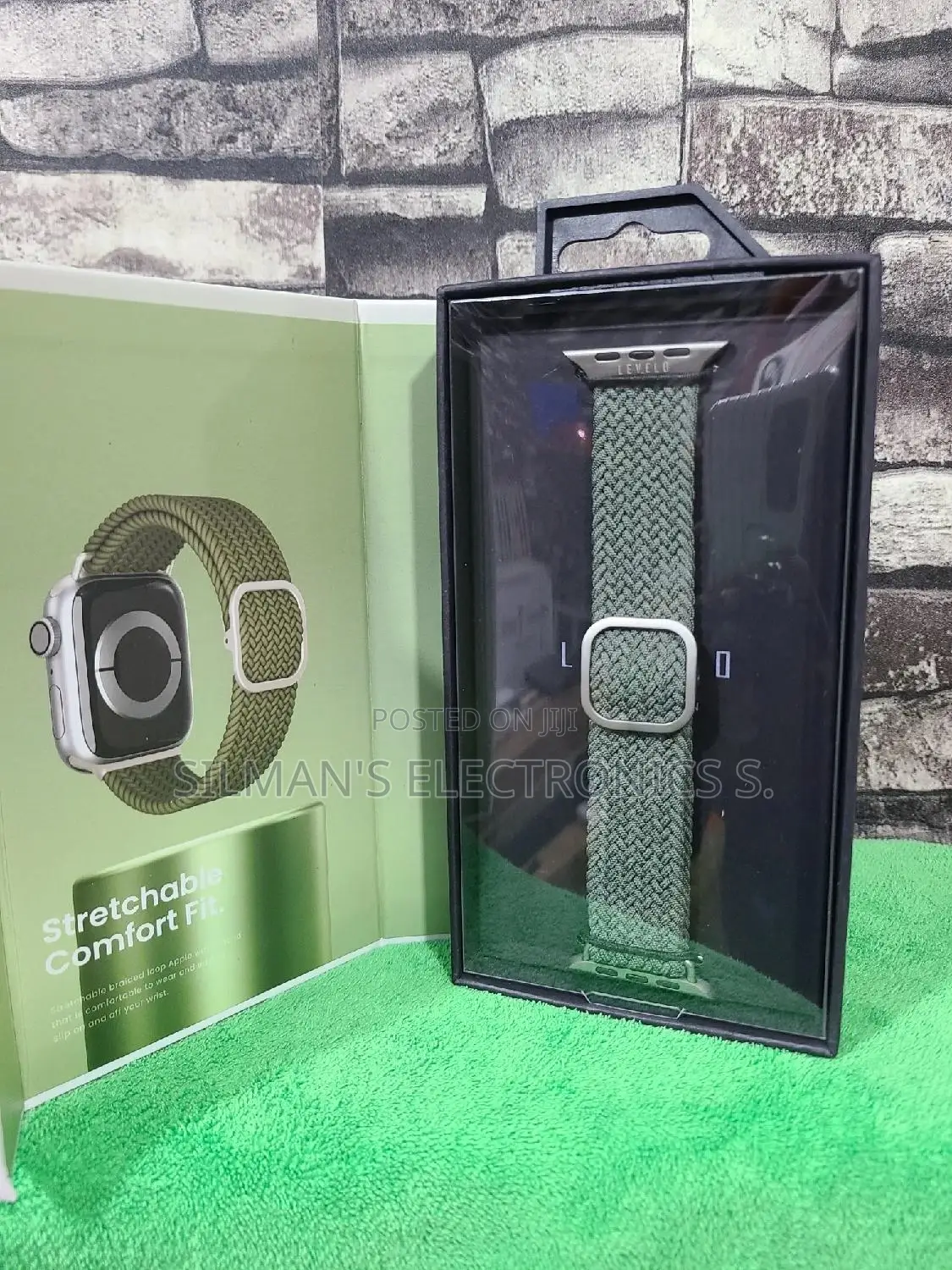 Levelo Crisben Strap Green for Apple Watch