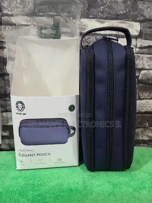 Green Lion Elegant Pouch Blue