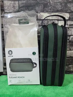 Green Lion Elegant Pouch Green