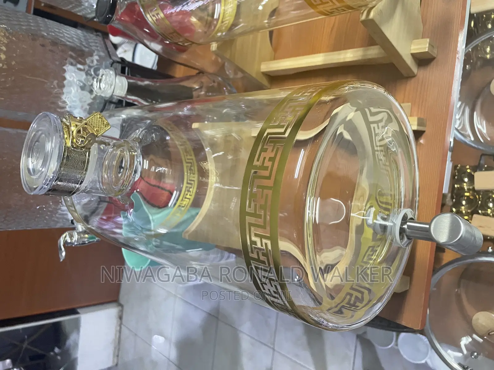 5L Classic Glass Juice Dispenser