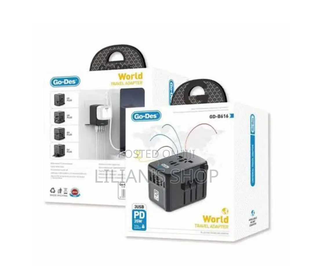 Go Des Universal Travel Adapter