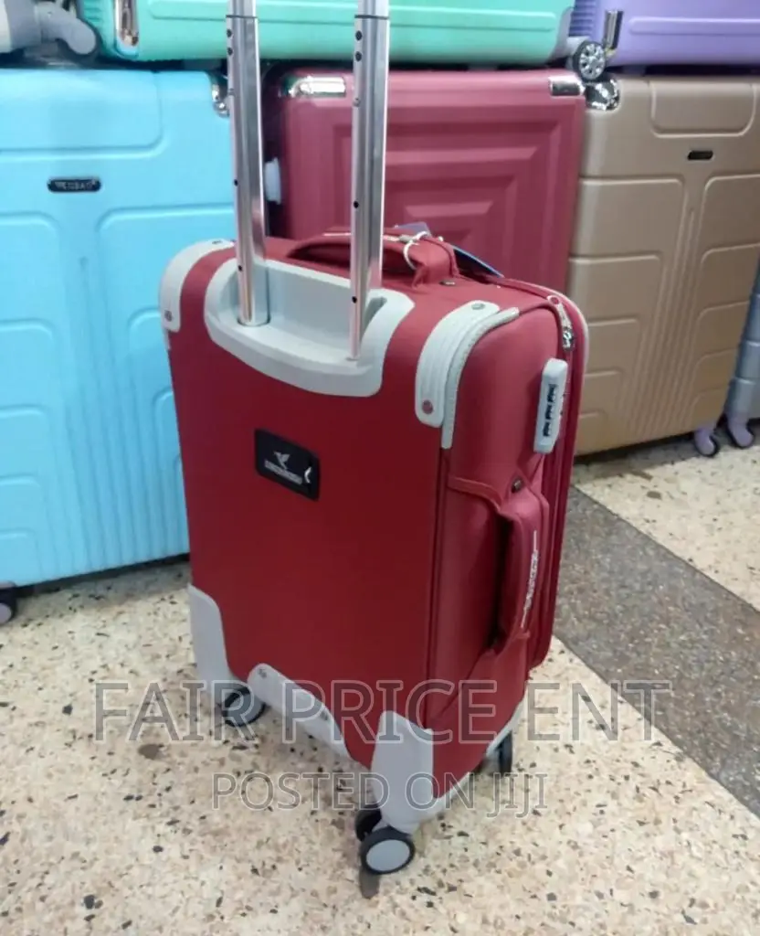 Vip Original Cloth Suitcase Made by KZINGS.Large.( Red)