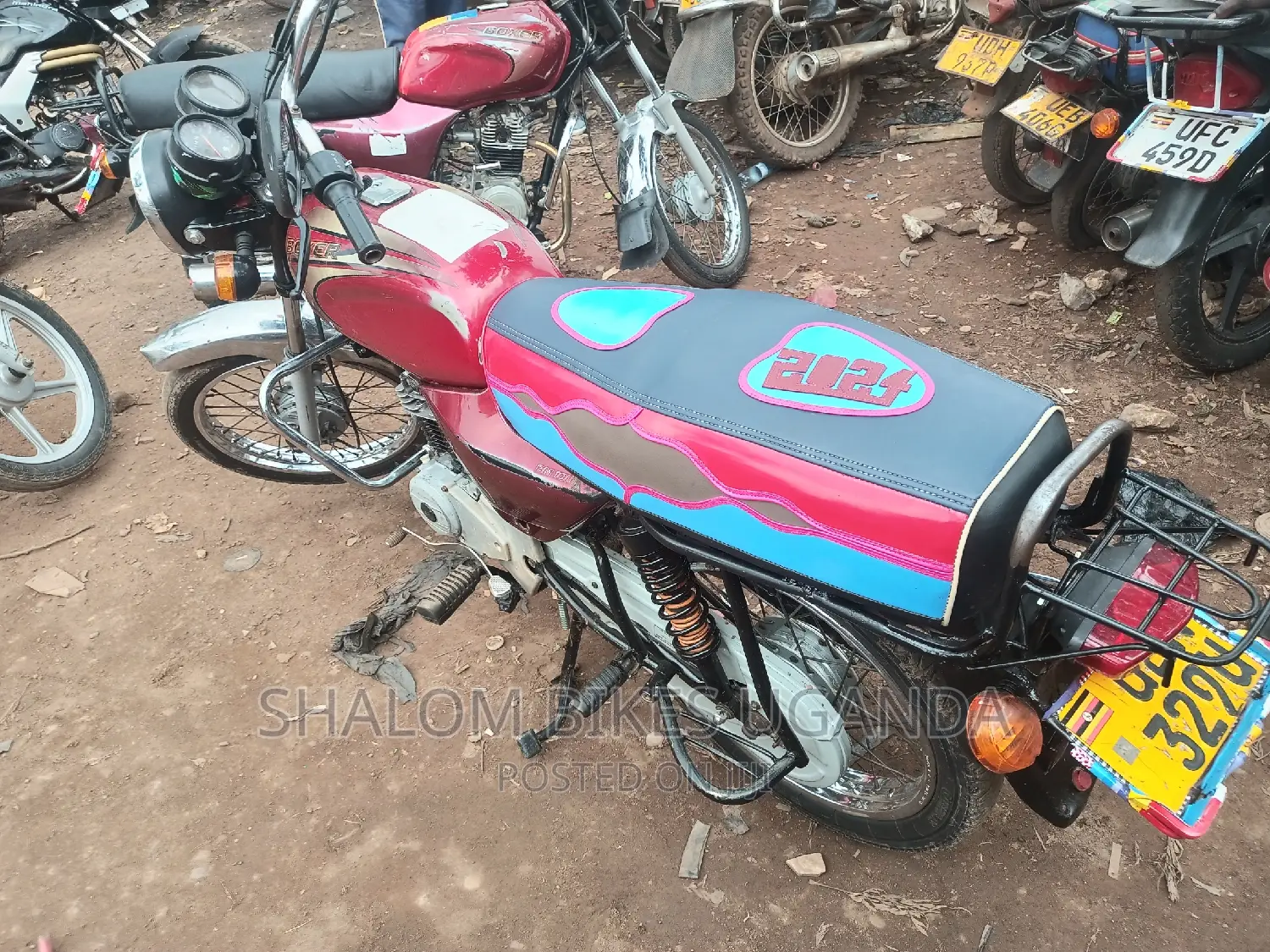 Bajaj Boxer 2015 Red