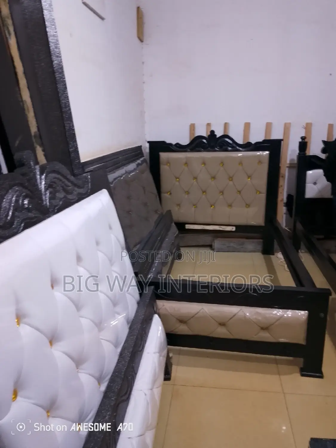 4by6 Leather Bed for Sale
