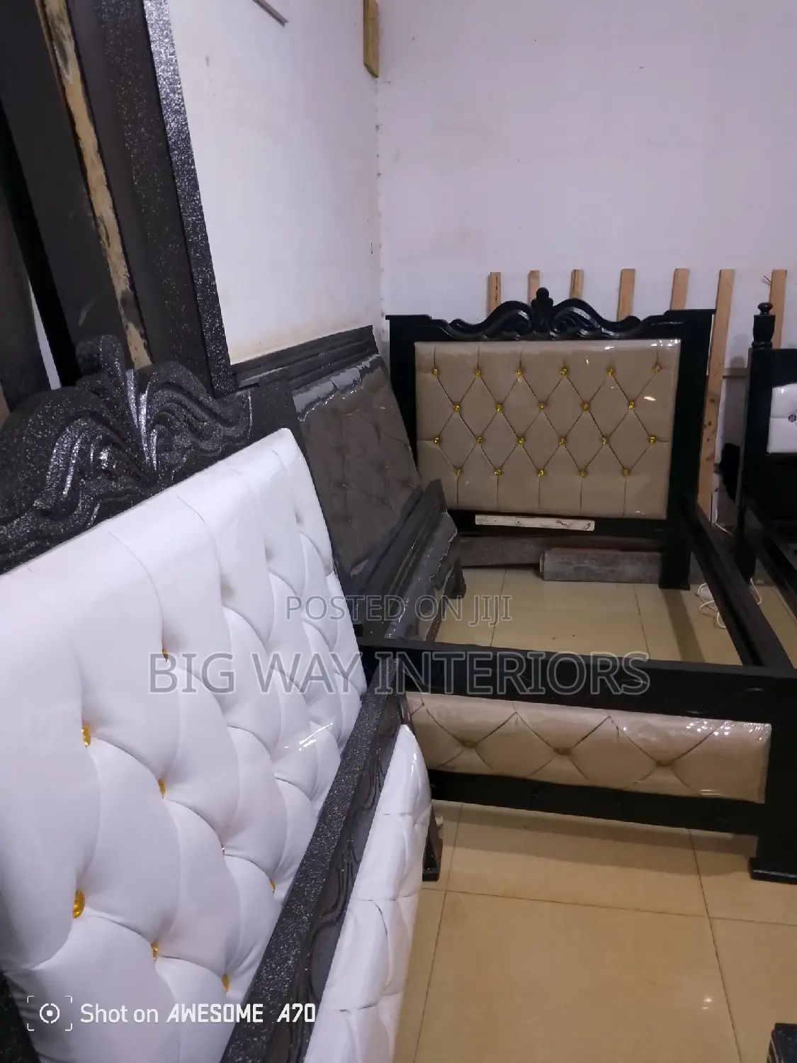 4x6 Leather Beds Available