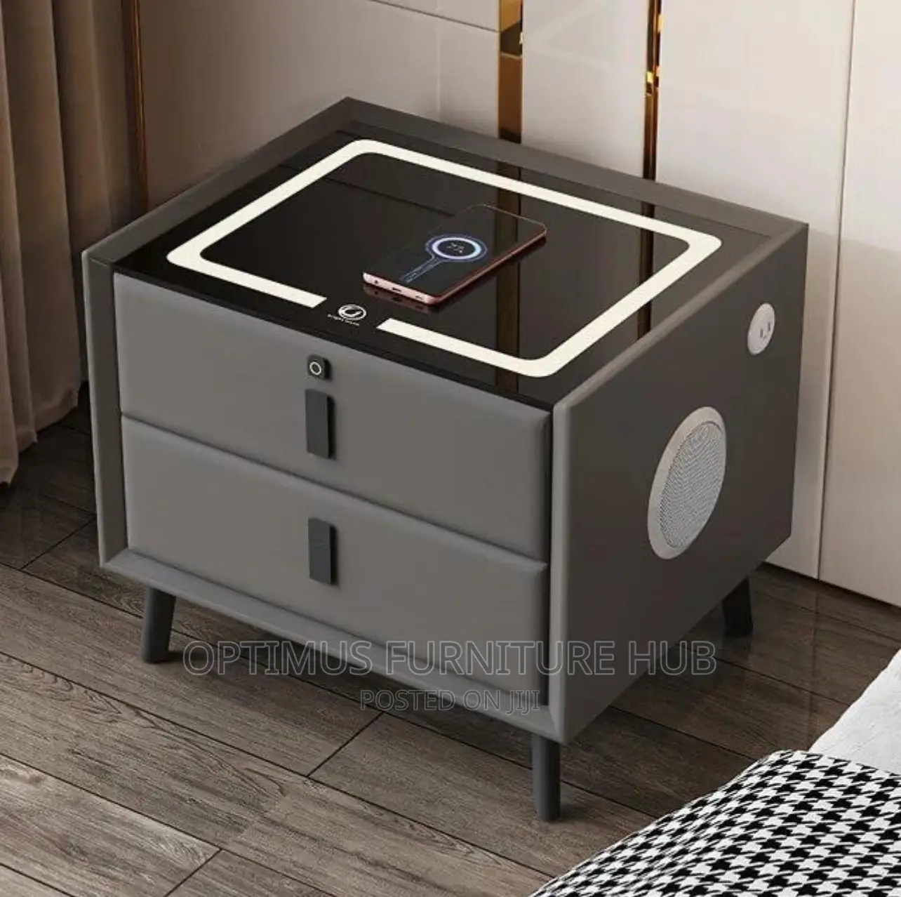 Drawer With Bluetooth, Speakers and Wireless Charging
