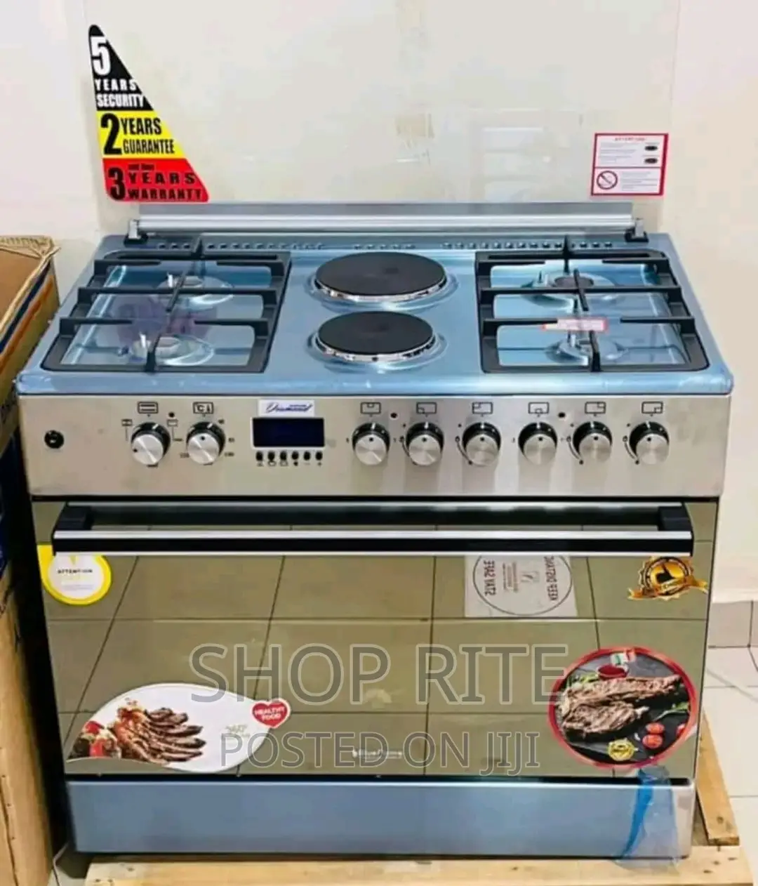 Blueflame Diamond 4gas 2electric 90cm by 60cm Cookers.