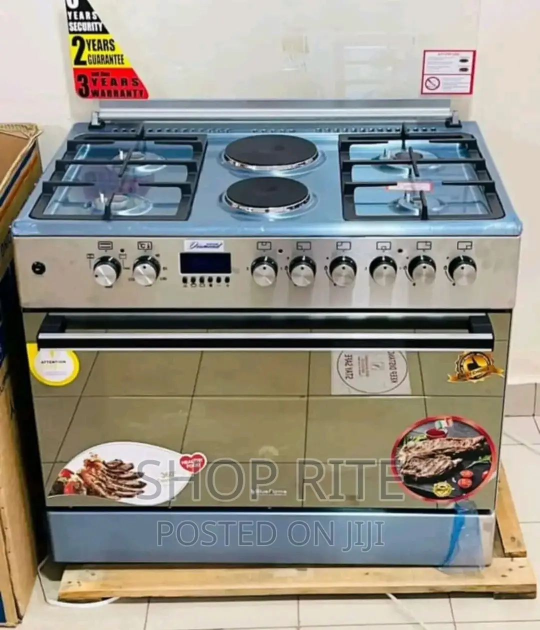 Blueflame 4gas 2electric 90cm by 60cm Original Cooker.