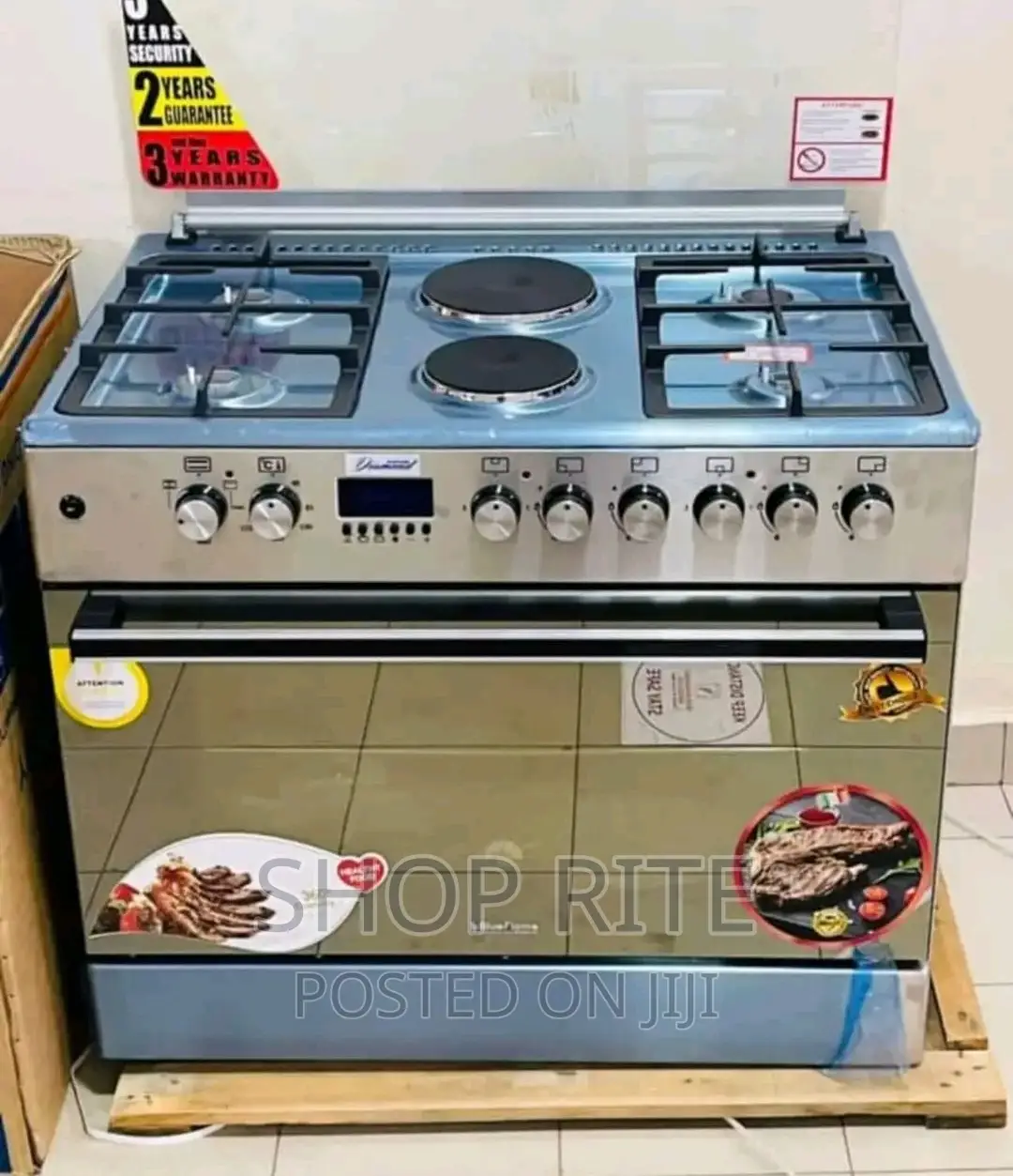 Blueflame 4gas 2electric 90cm by 60cm Cookers.