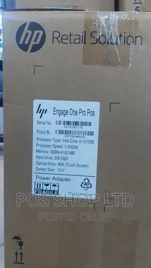 Hp Engage One Pro All-in-One Pos Core I3 8gb Ram 256gb SSD